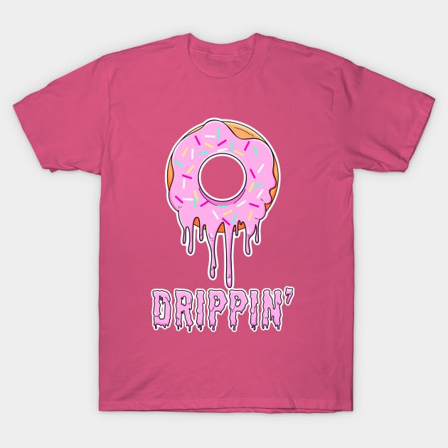 Drippin' Doughnut T-Shirt by LoveBurty